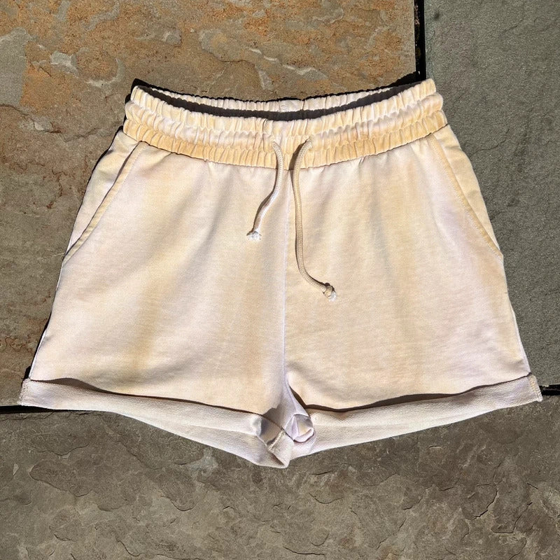 Earth Yellow Garment Dyed Sweat Shorts