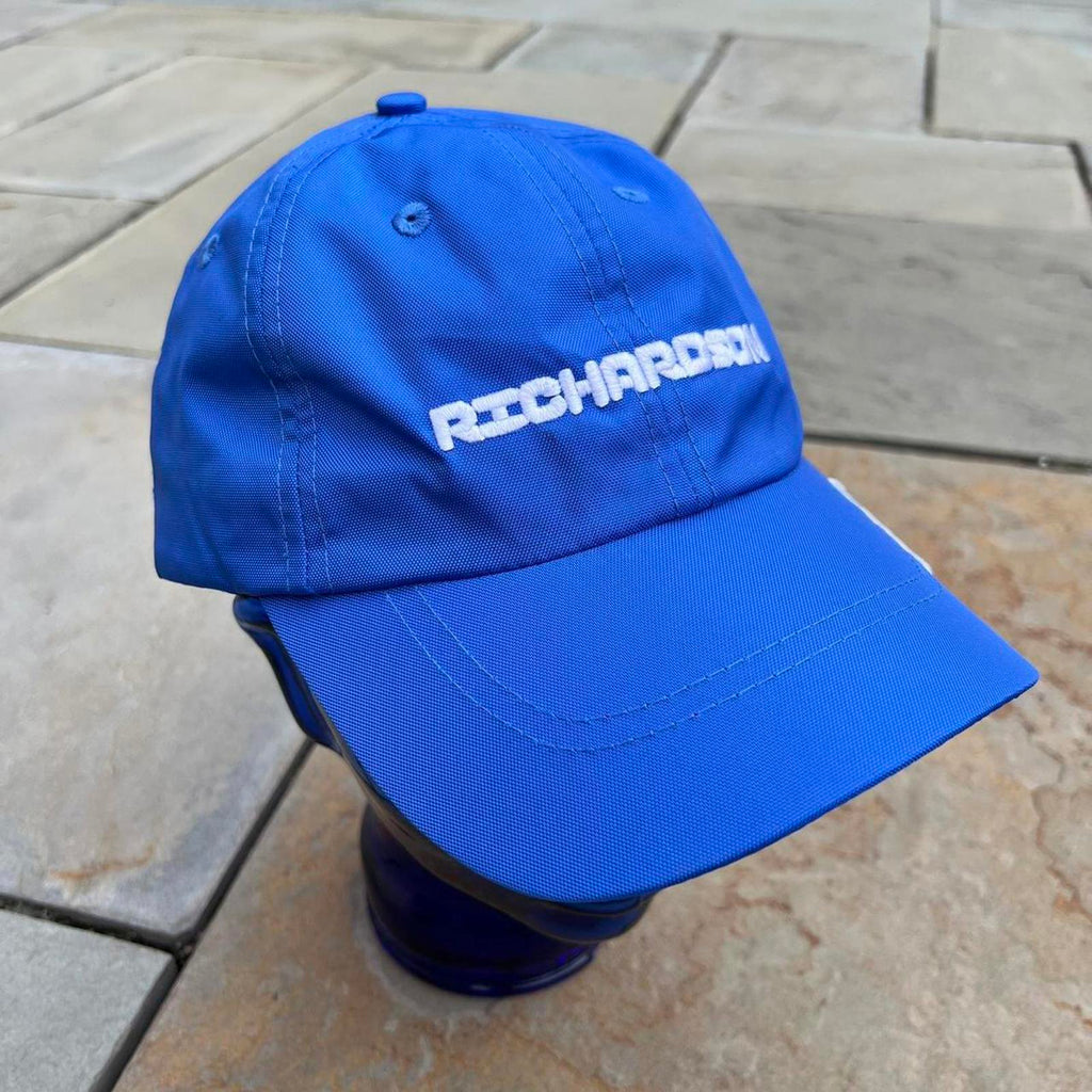 NWT Richardson NYC Blue Nylon Strapback Hat