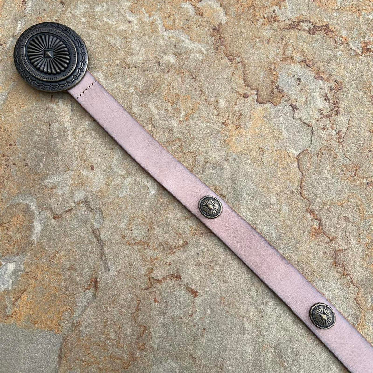 Hollister Co. Women's Tan and Pink Belt