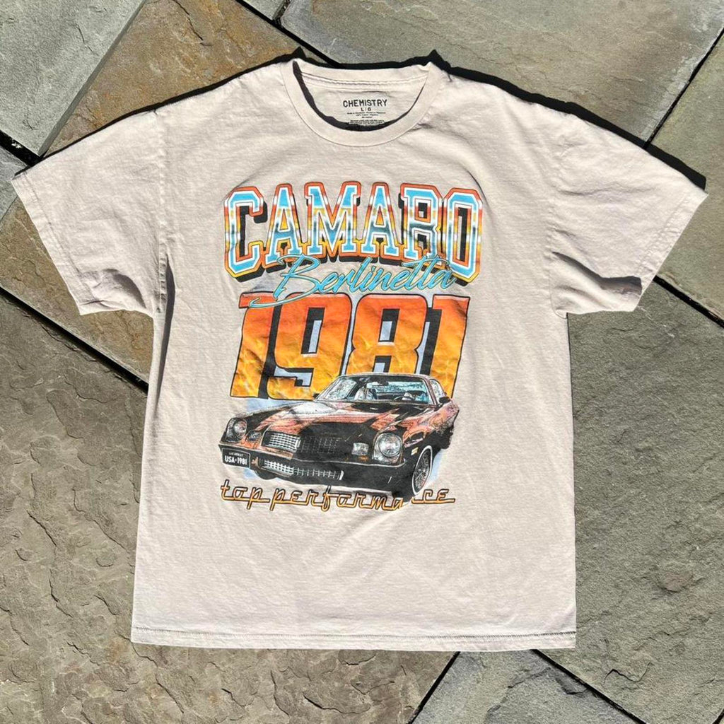 GM 1981 Chevy Camaro Berlinetta Tan T-shirt