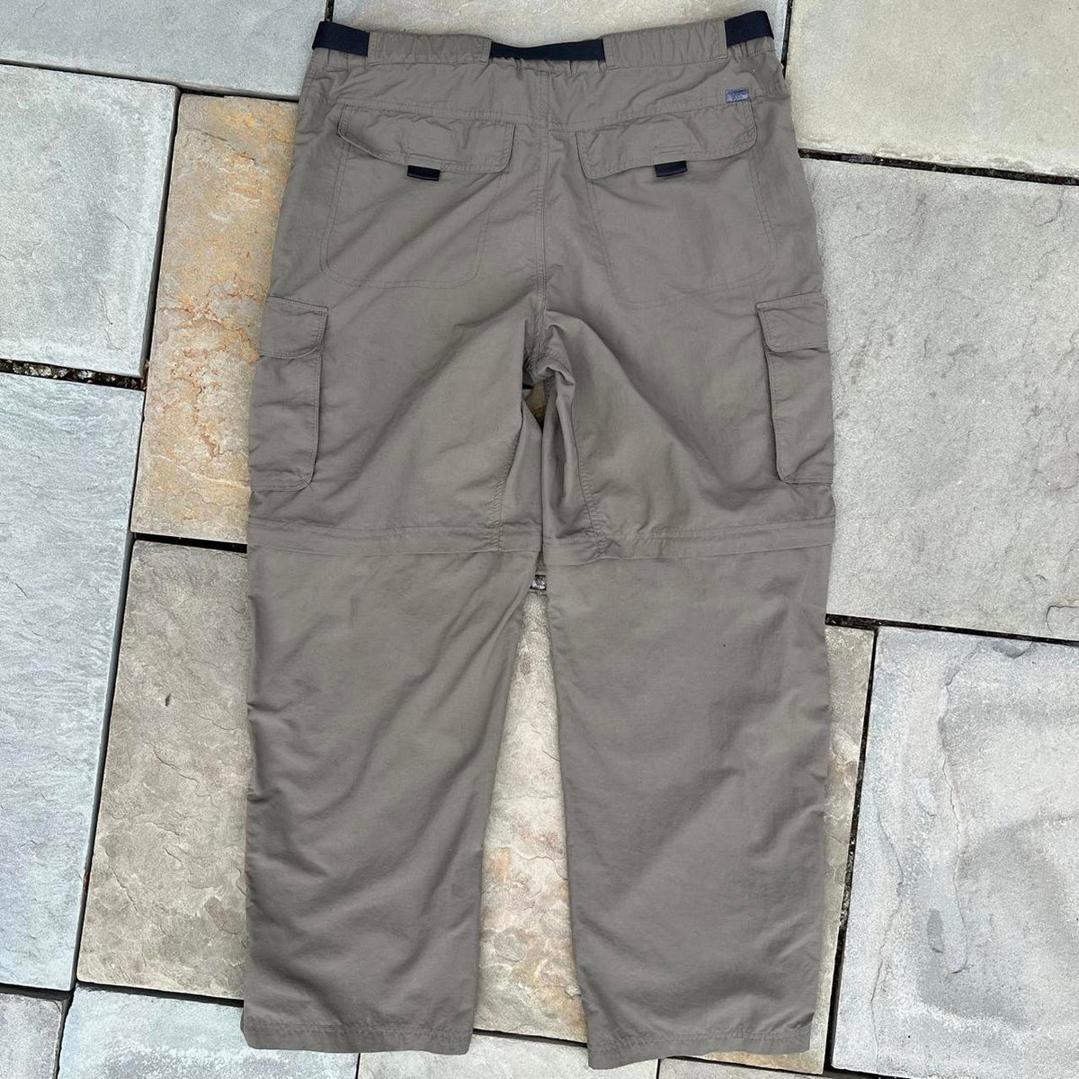 Dark Khaki Green Gorpcore Convertible Utility Cargo Pants