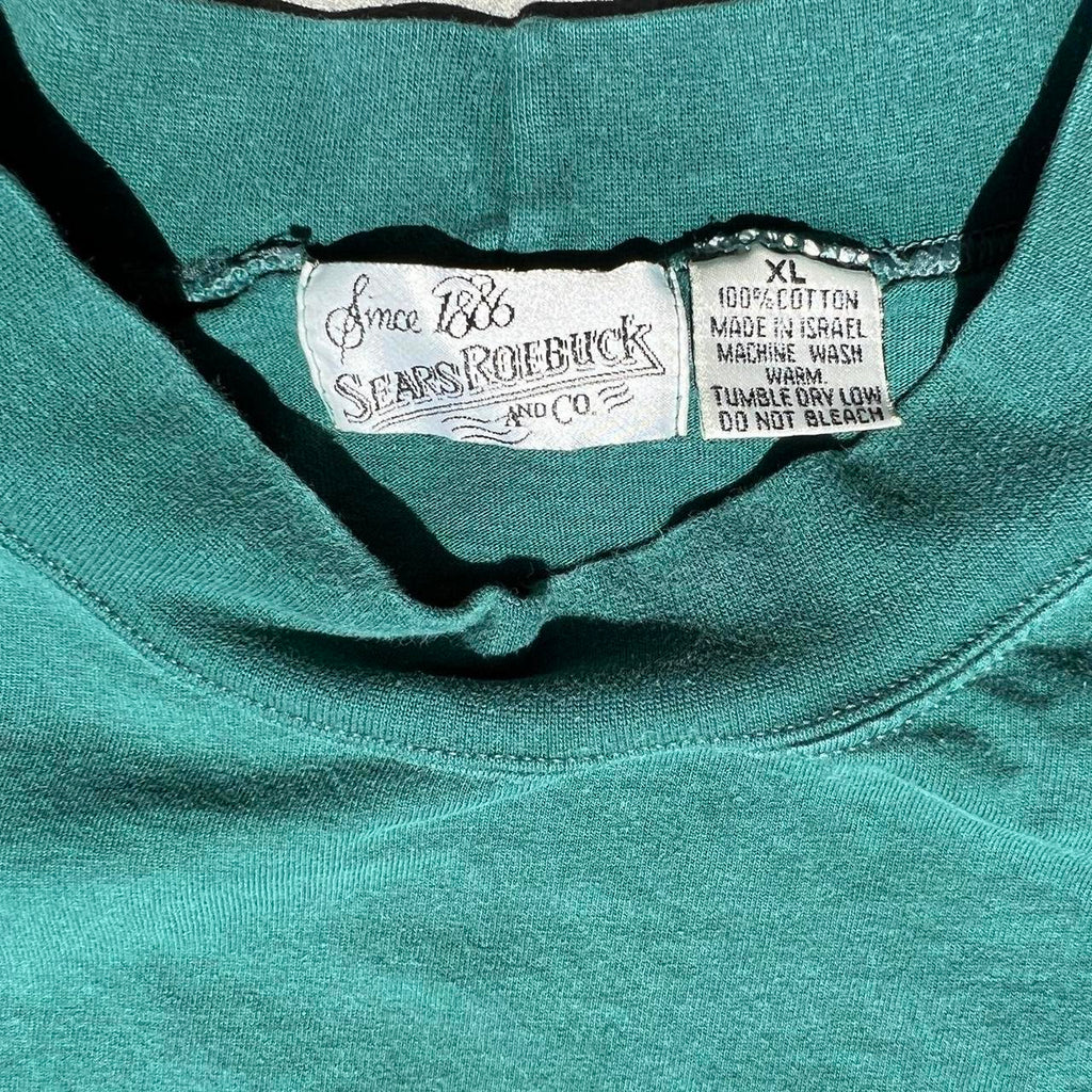 Neo-Vintage 90s Blue Green Longsleeve T-shirt