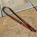 Y2K Canvas and Leather Brown Belt Made in USA