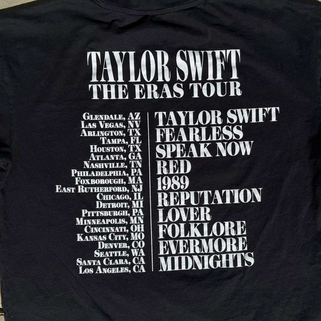 Taylor Swift The Era’s Tour Black Band Shirt