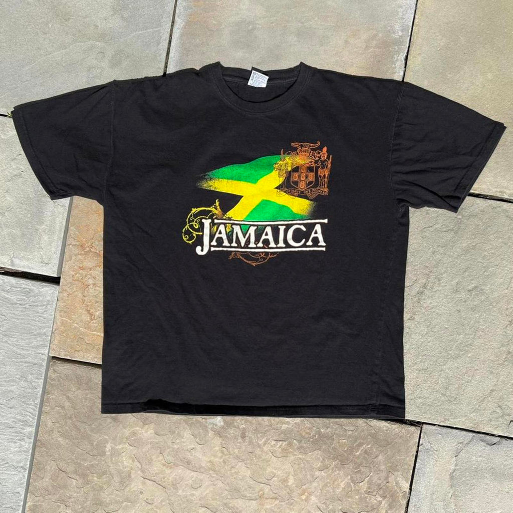 Vintage Y2K Jamaica Black T-shirt