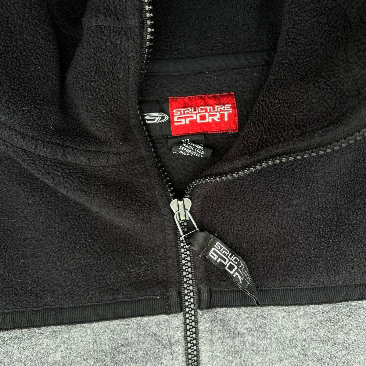 Vintage Y2K Colorblock Fleece Quarter Zip Pullover