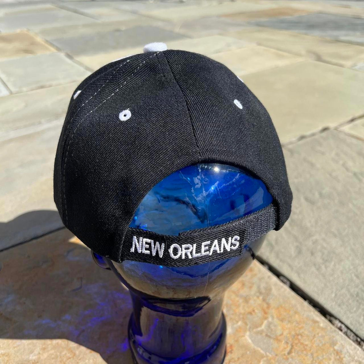 New Orleans Two Tone Embroidered Strap Back Hat