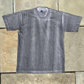 Vintage 90s Russel Black Grey Overdye Tee Made in USA