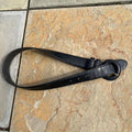 Y2K Oil Tanned Black Wide Full Leather Belt