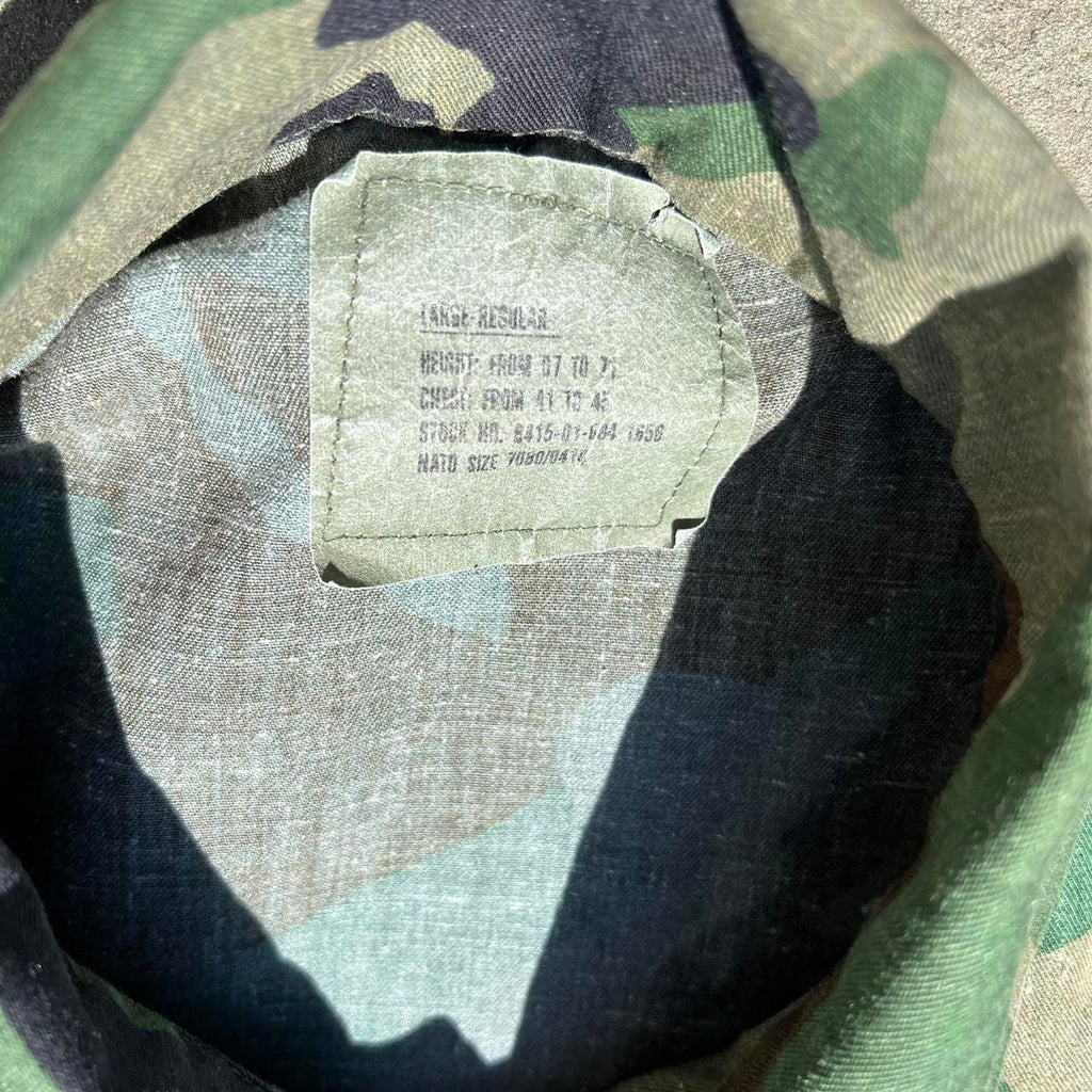 Y2K Woodland Camo Cargo Utility Jacket