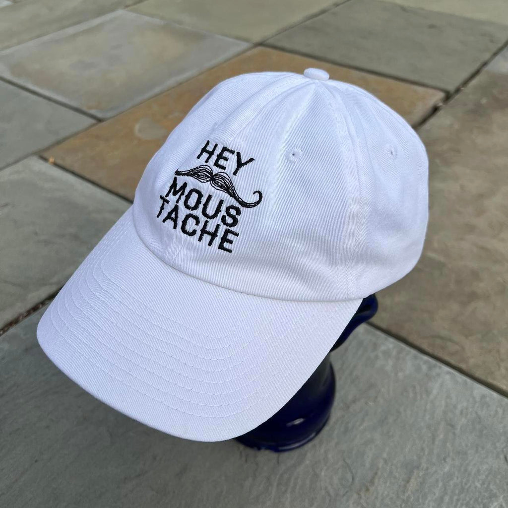 Impractical Jokers Hey MousTache White Strapback Dad Hat