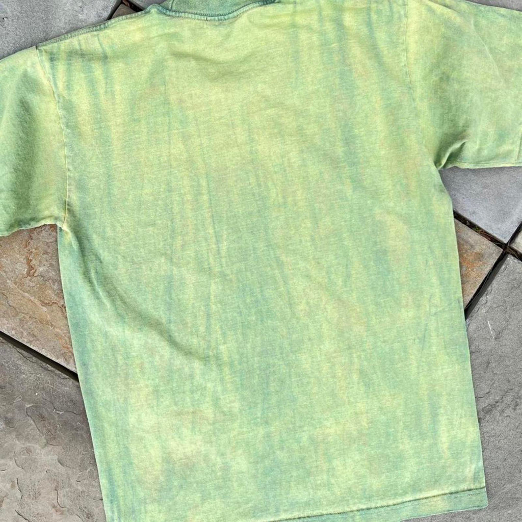 Neo-Vintage Y2K Green Overdye Tee