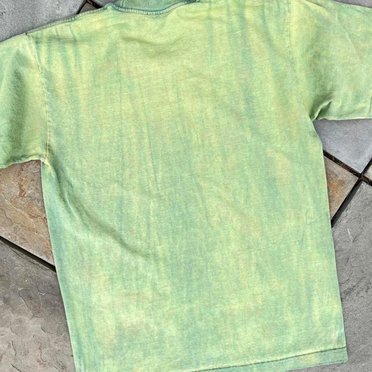 Neo-Vintage Y2K Green Overdye Tee