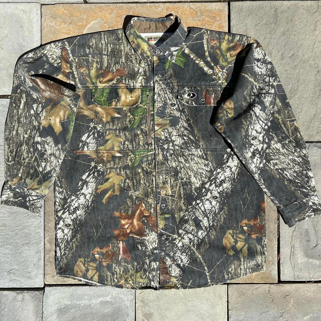 Woodland Camo Utility Shirt Jacket