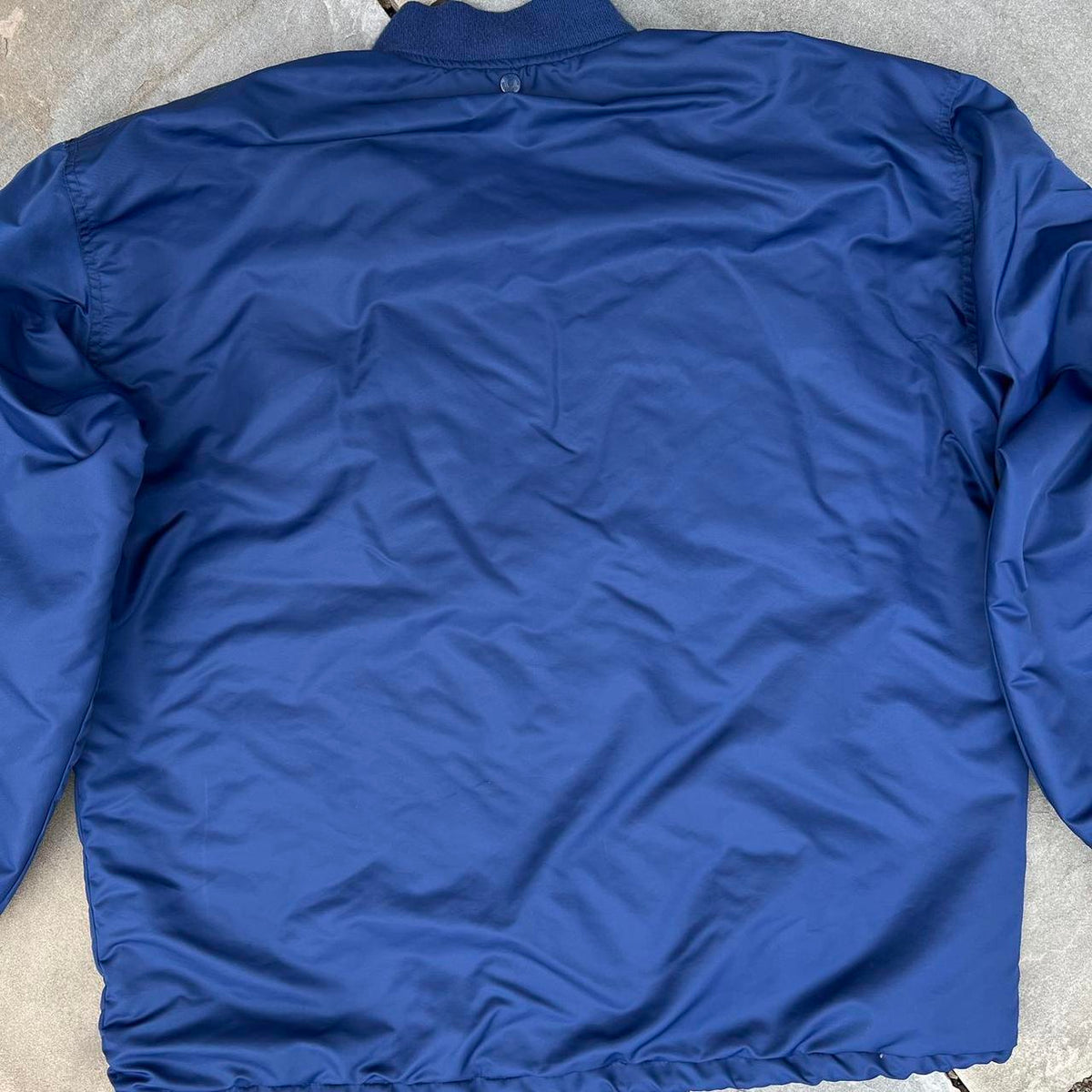 Vintage 90s Starter Dark Blue Lined Bomber