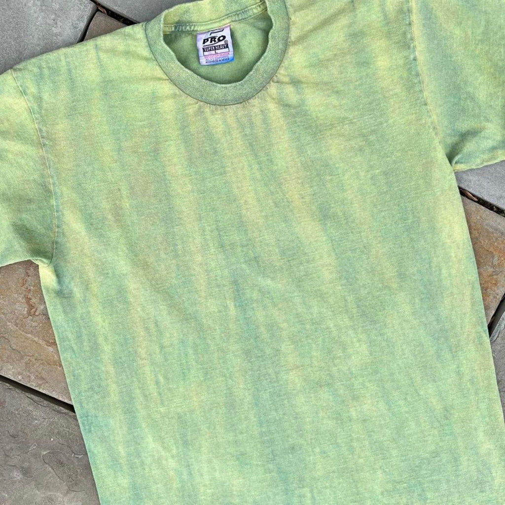 Neo-Vintage Y2K Green Overdye Tee