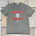 Nashville Tennessee  USA Country Music City Olive Green Tee