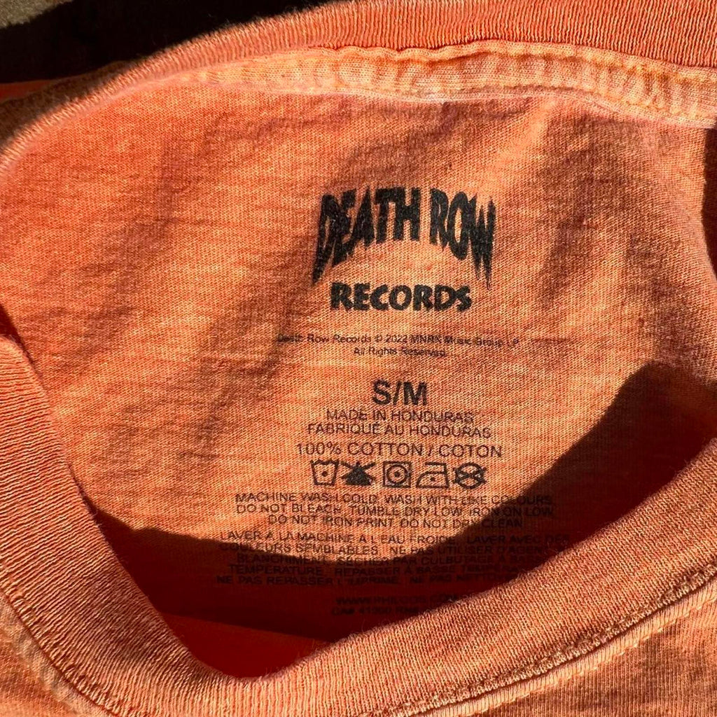 Orange Garment Dyed Gin & Juice Snoop Dogg T-shirt