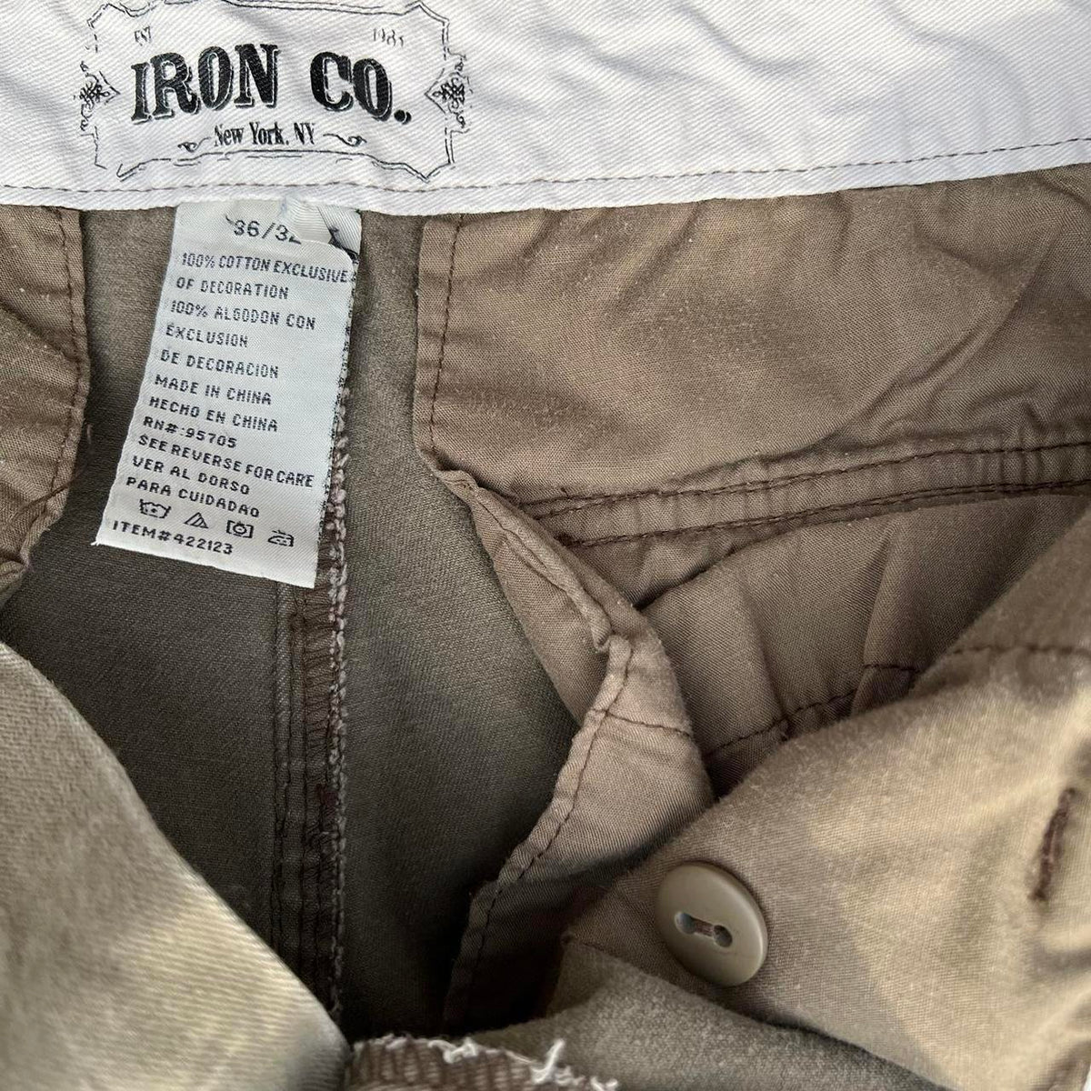 Brown Cargo Utility Pants