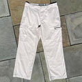 Y2K Cream Loose Fit Utility Cargo Pants
