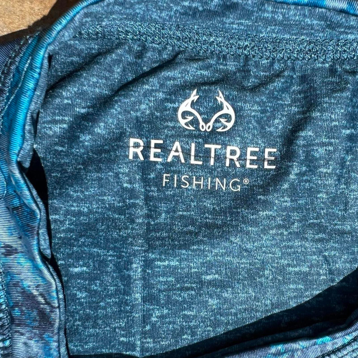 RealTree Aspect Fishing Pattern Camo Wicking T-shirt