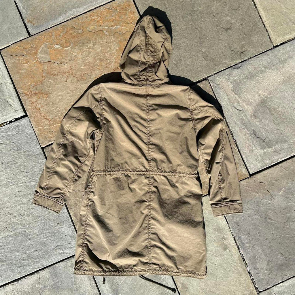 Uniqlo Khaki Poplin Mid Length Jacket