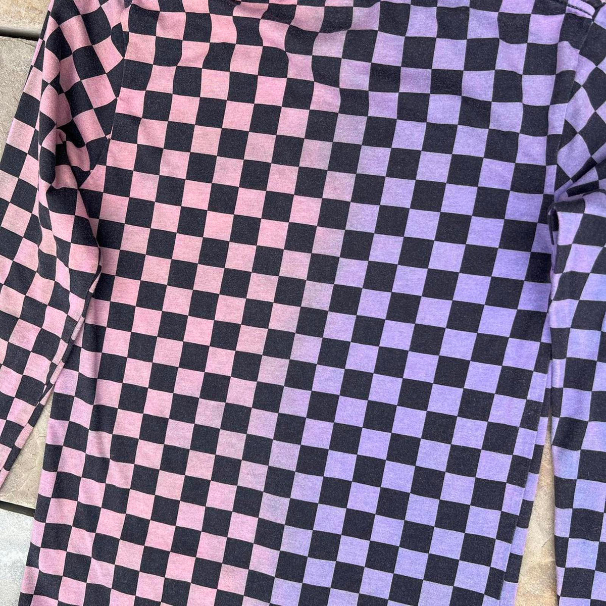Checker Sunset Fade Reworked Long Sleeve