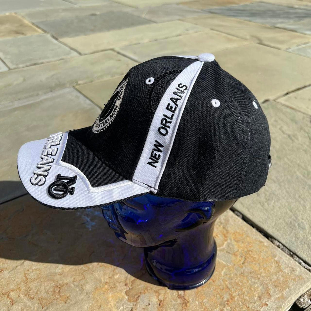 New Orleans Two Tone Embroidered Strap Back Hat