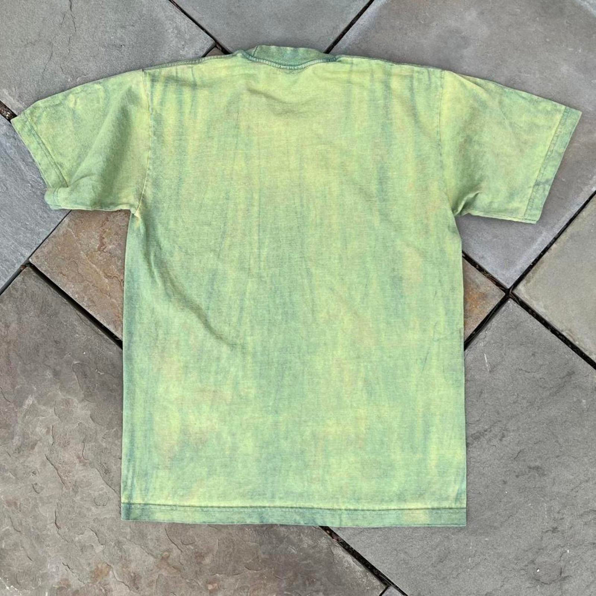 Neo-Vintage Y2K Green Overdye Tee