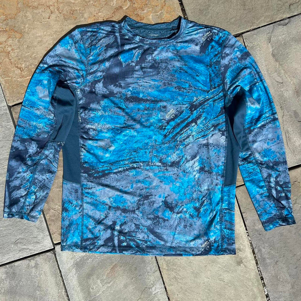 RealTree Aspect Fishing Pattern Camo Wicking T-shirt