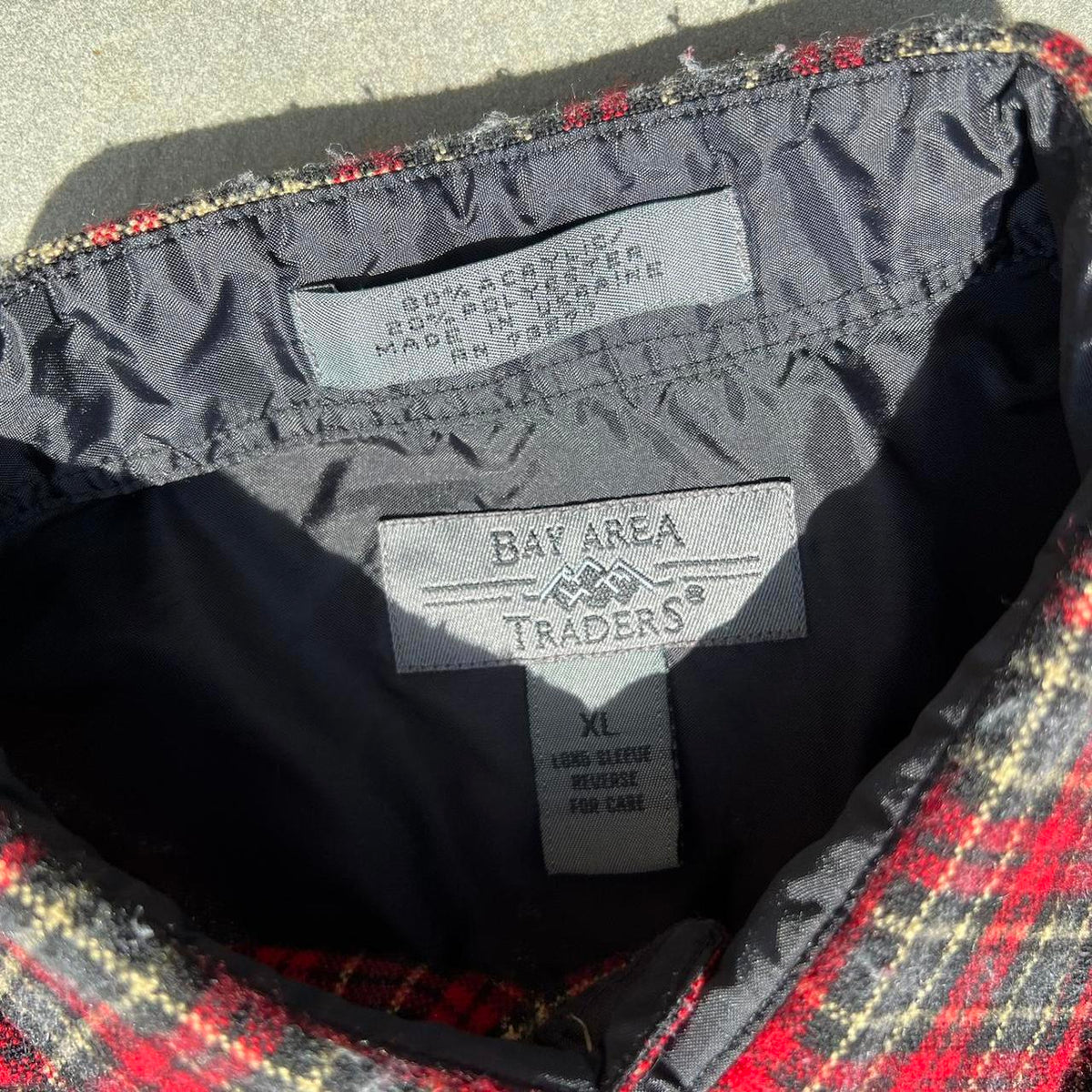 Vintage 90s Woven Plaid Work Shirt