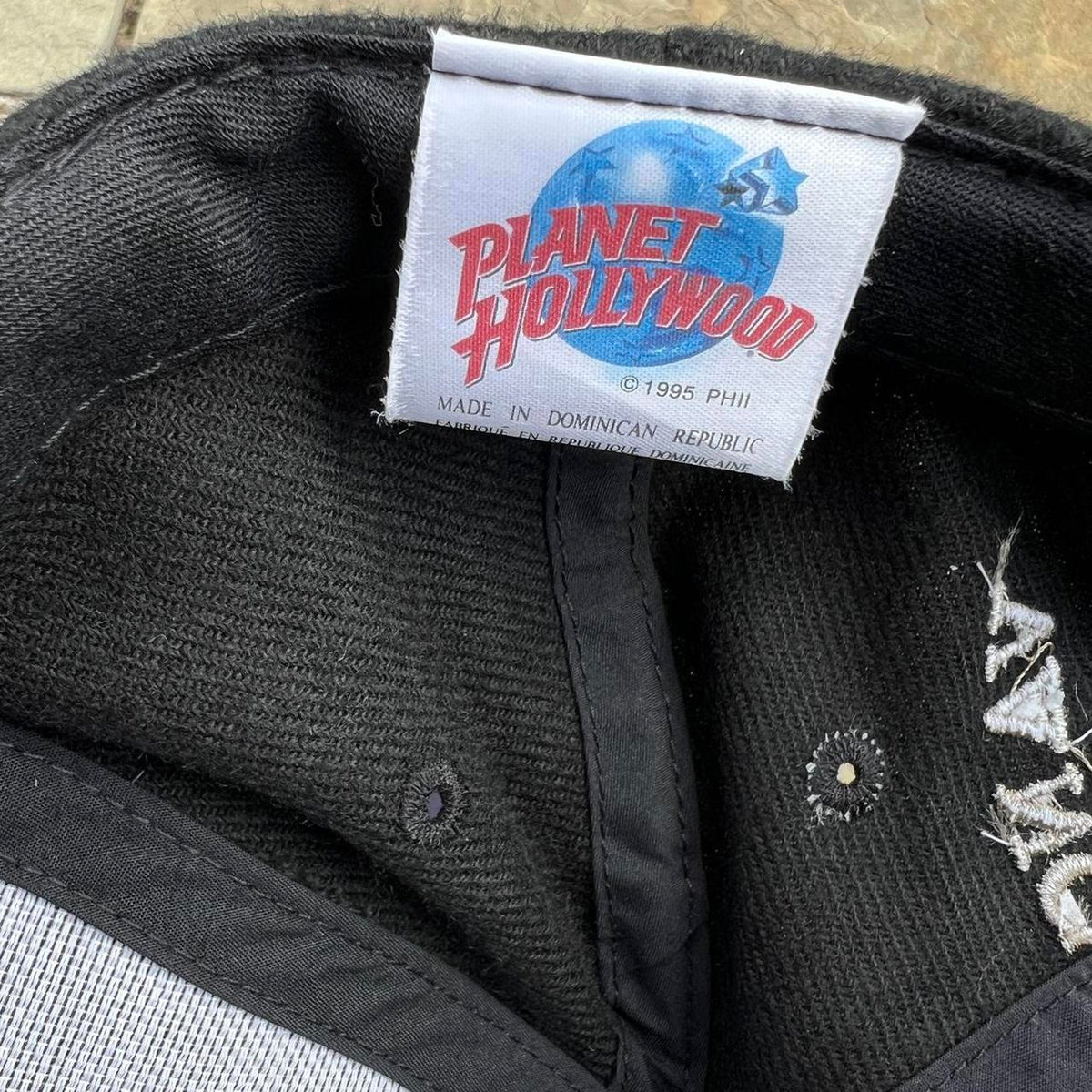 Vintage 1995 Planet Hollywood Vancouver Strapback Wool Blend