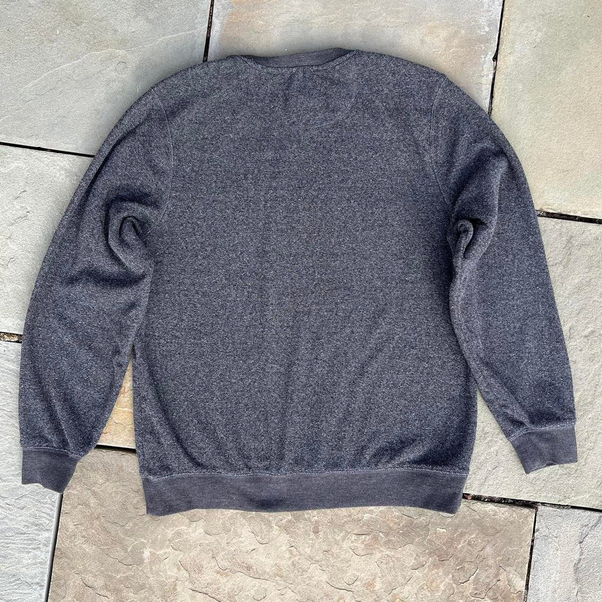 Dark Grey Terry Crewneck Sweatshirt