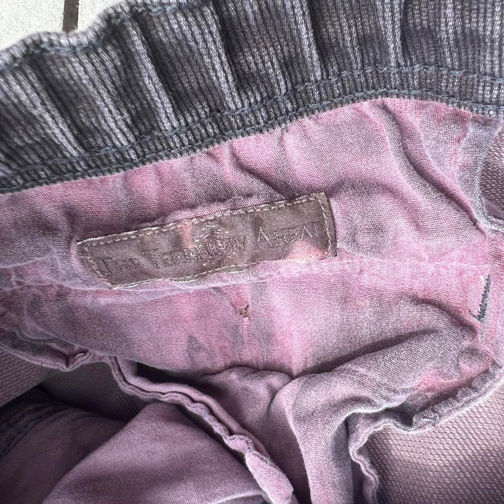 Y2K Grey Overdyed Drawstring Pants