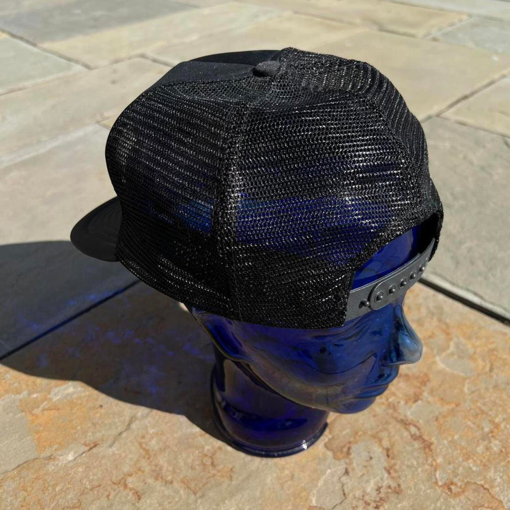 Vintage 90s Hard Rock Cafe Black Mesh Trucker Snapback Hat