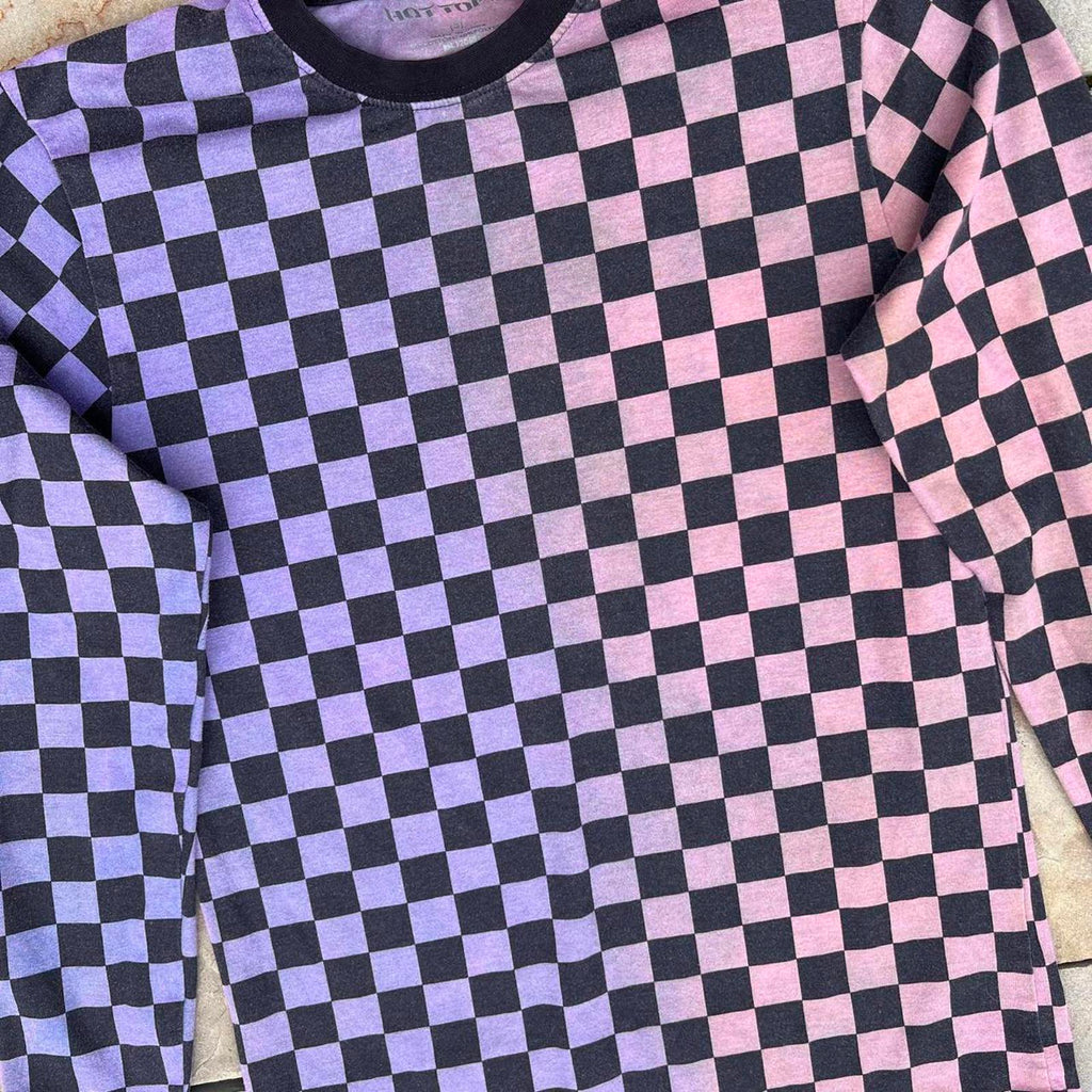 Checker Sunset Fade Reworked Long Sleeve