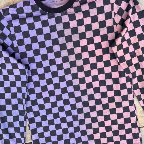 Checker Sunset Fade Reworked Long Sleeve