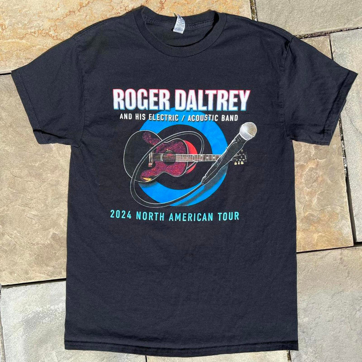 Roger Daltrey 2024 North America Tour Black Concert Tee