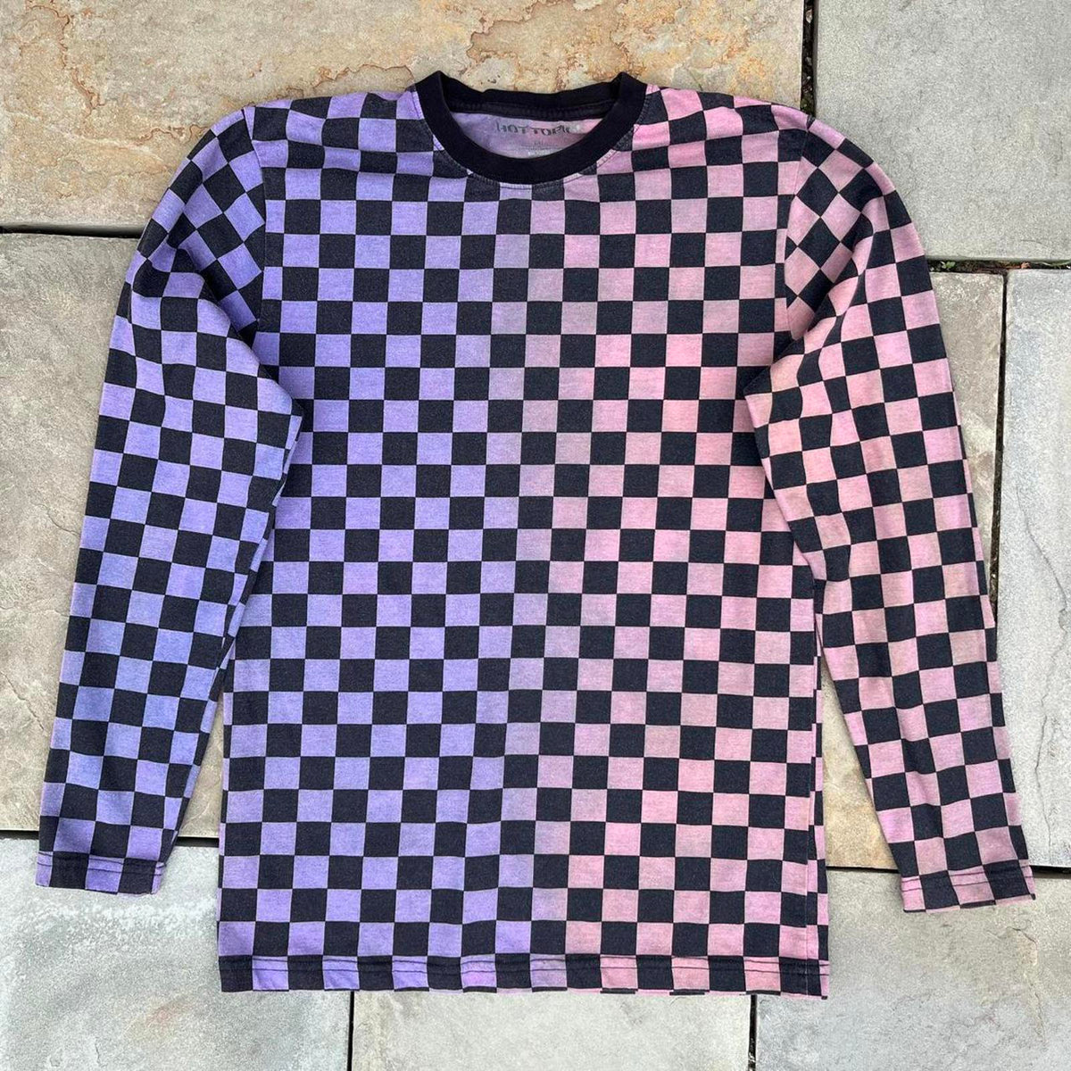 Checker Sunset Fade Reworked Long Sleeve