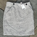 NWT Light Grey Heather Knit Mini Skirt