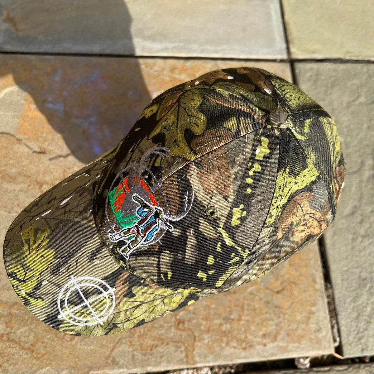 Y2K Woodland Camo Hunting Dad Hat