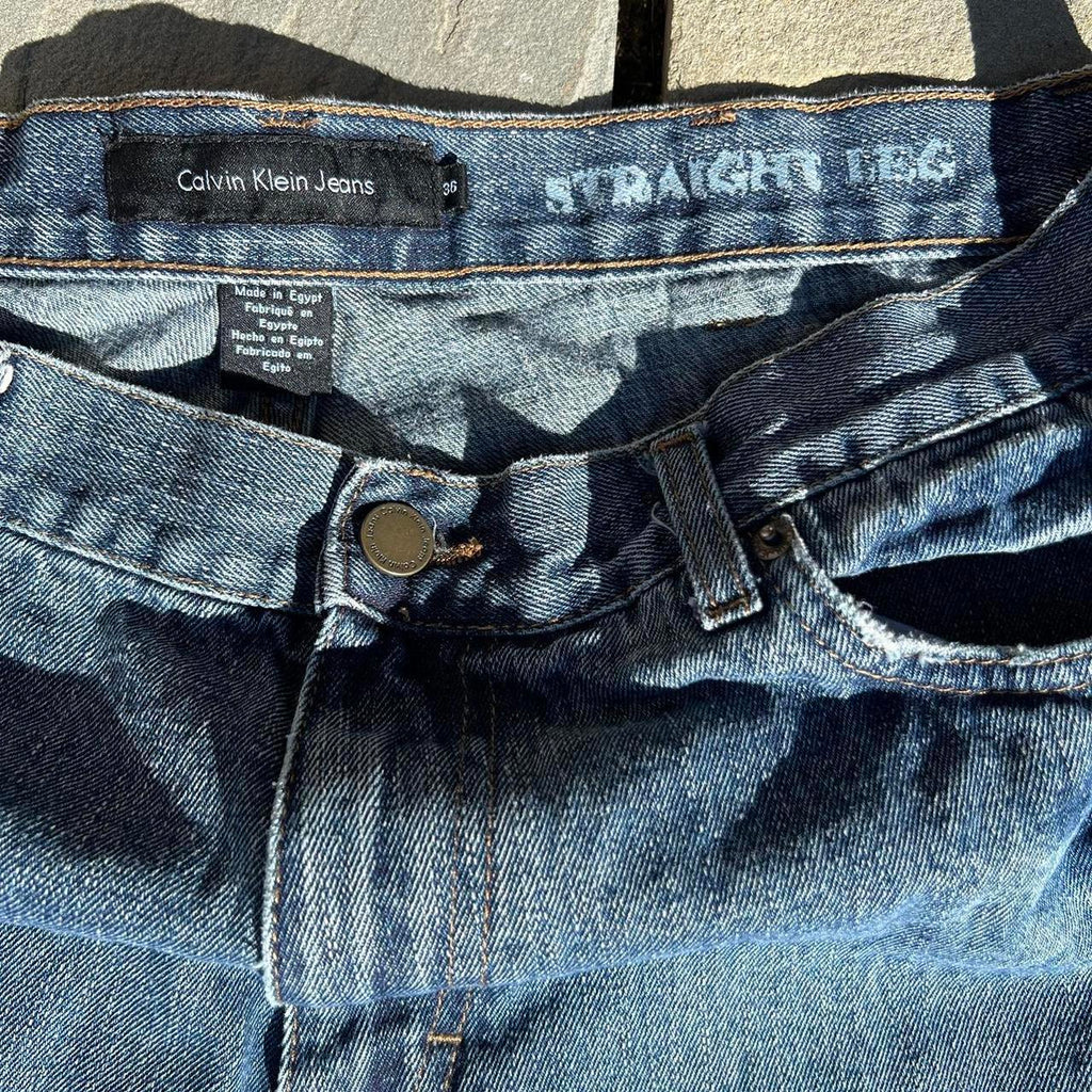 Y2K Calvin Klein Distressed Relaxed Fit Jeans