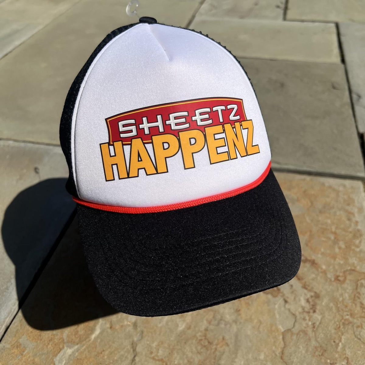 Sheetz Happenz Black/White Trucker Hat