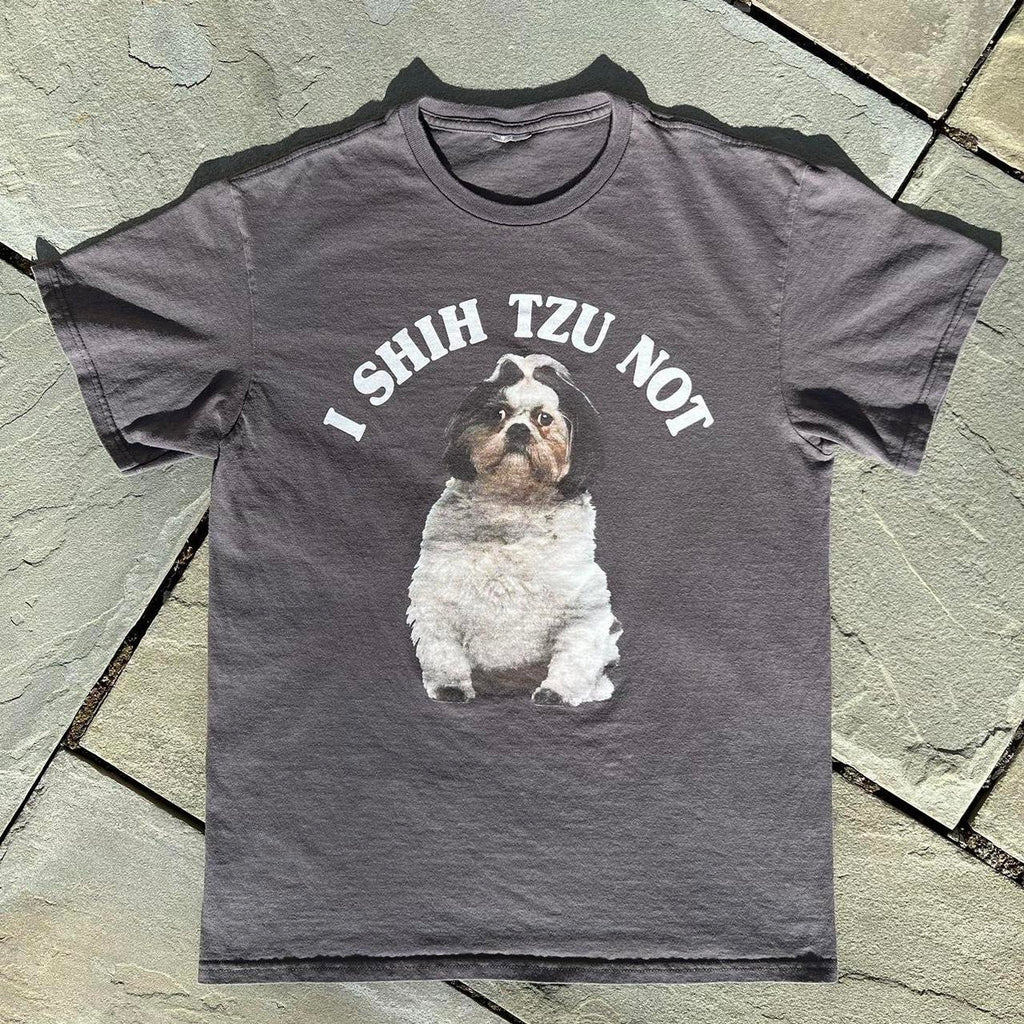I Shih Tzu Not Grey T-Shirt