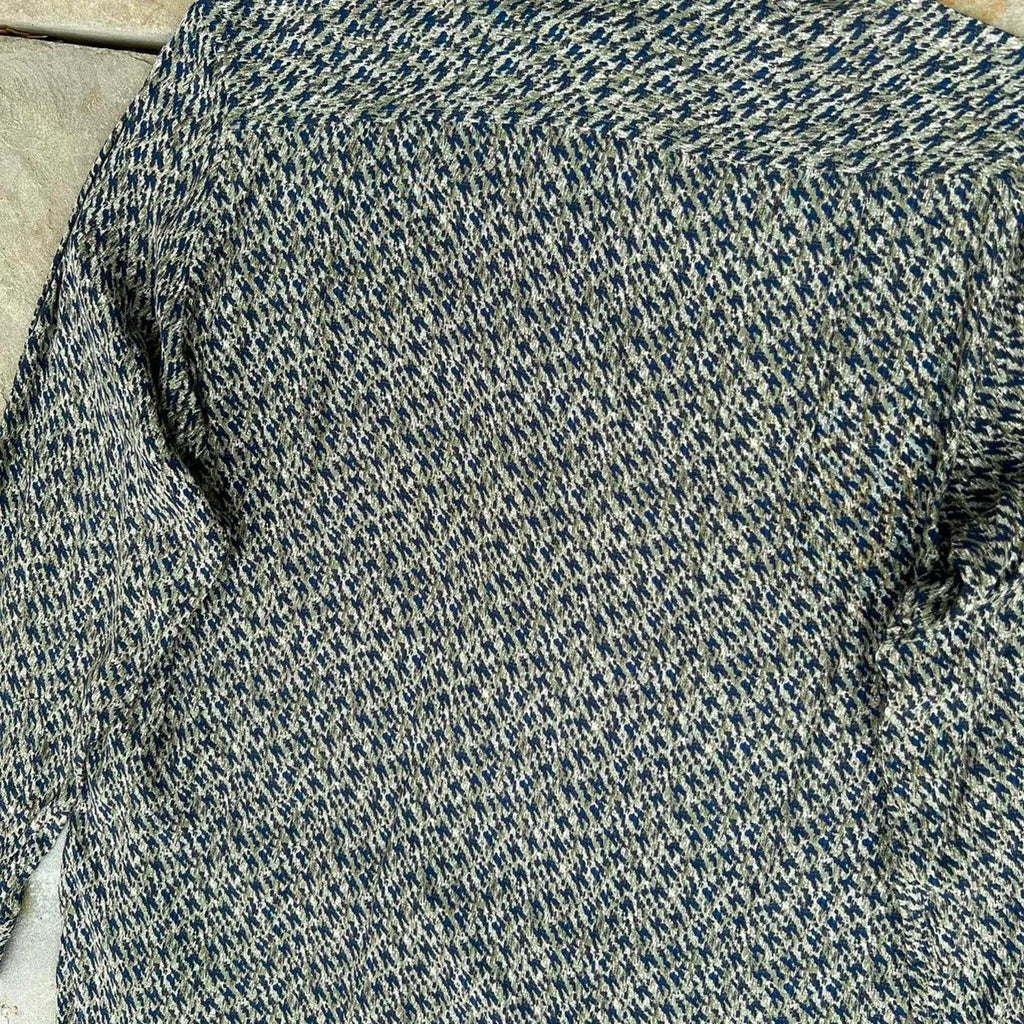 Y2K Abstract Pattern Long Sleeve Club Shirt