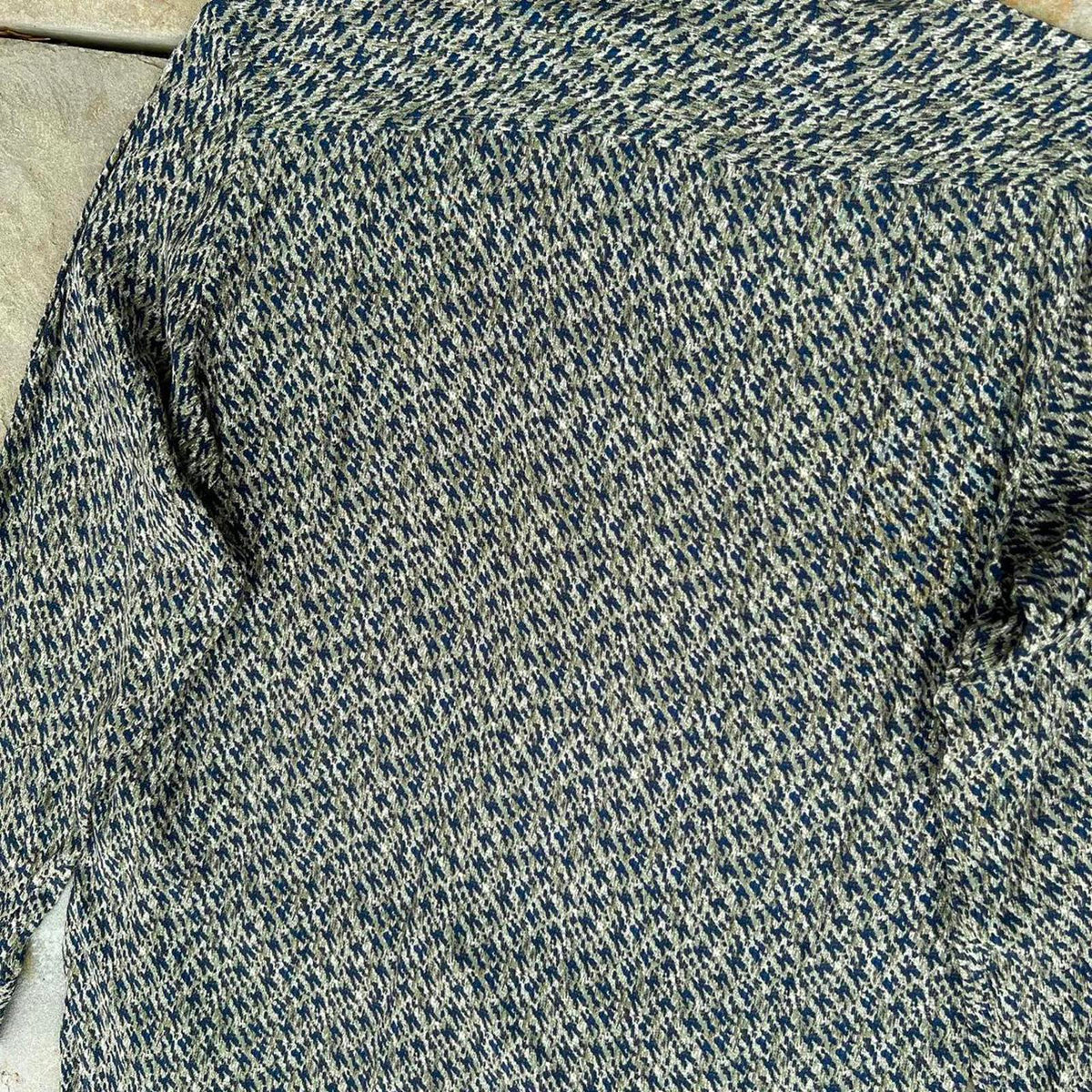 Y2K Abstract Pattern Long Sleeve Club Shirt