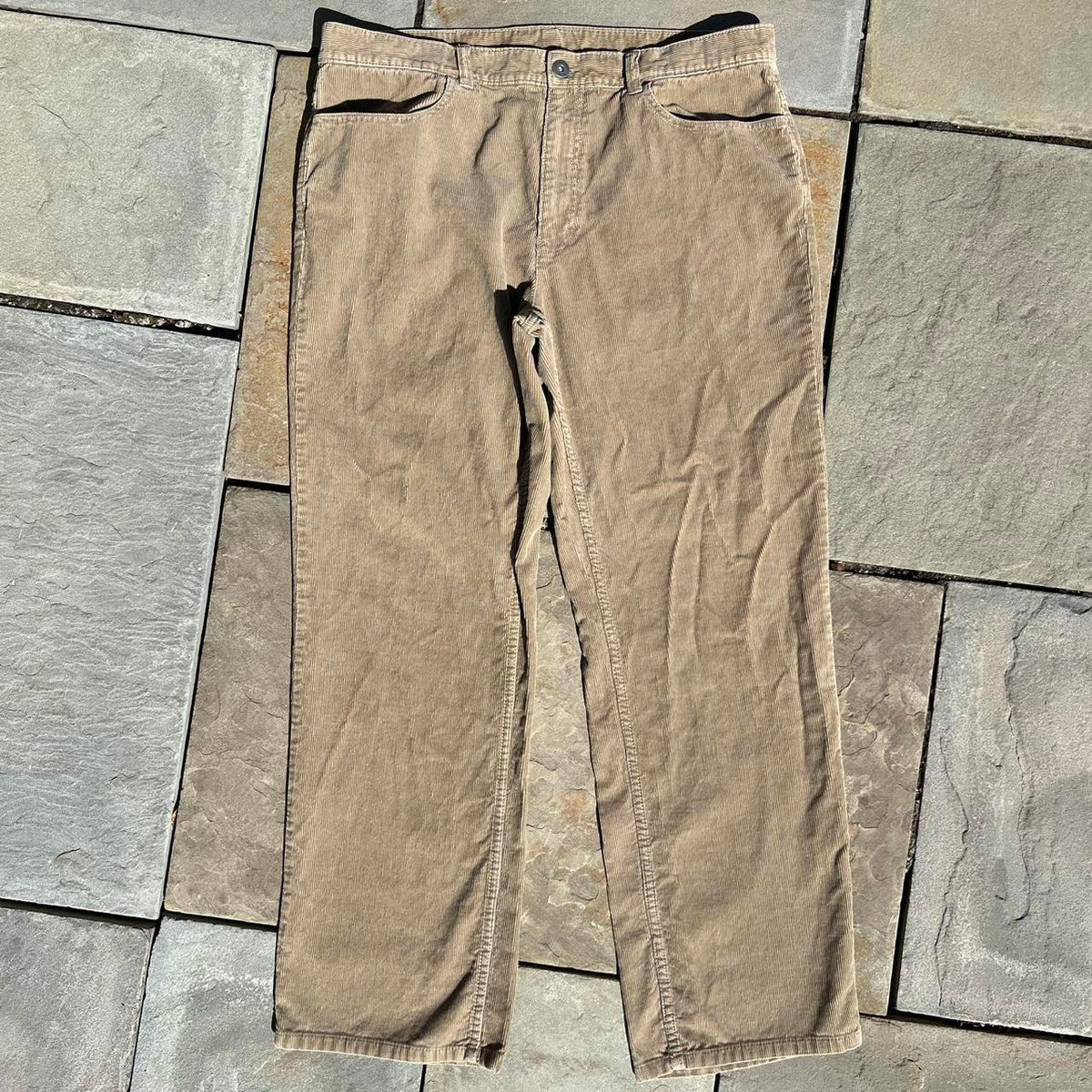 Y2K Calvin Klein Tan Brown Corduroy Pants