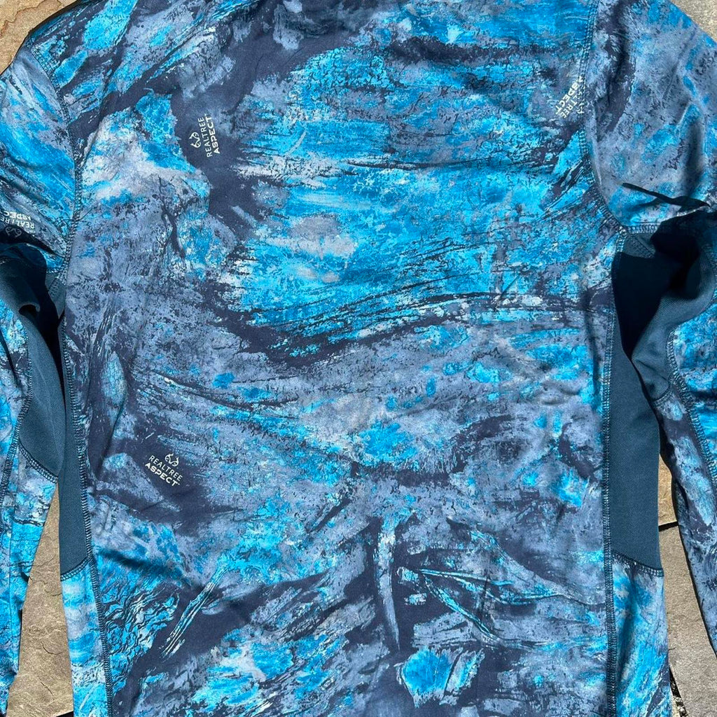 RealTree Aspect Fishing Pattern Camo Wicking T-shirt