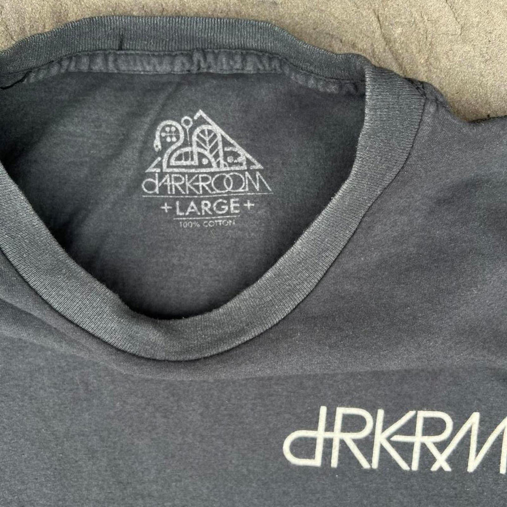 Washed Black Effect Garment Overdyed T-Shirt