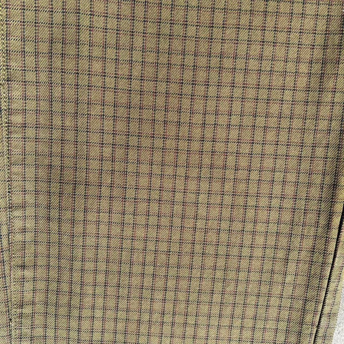Stussy Brown Check Plaid Big Ol Jeans